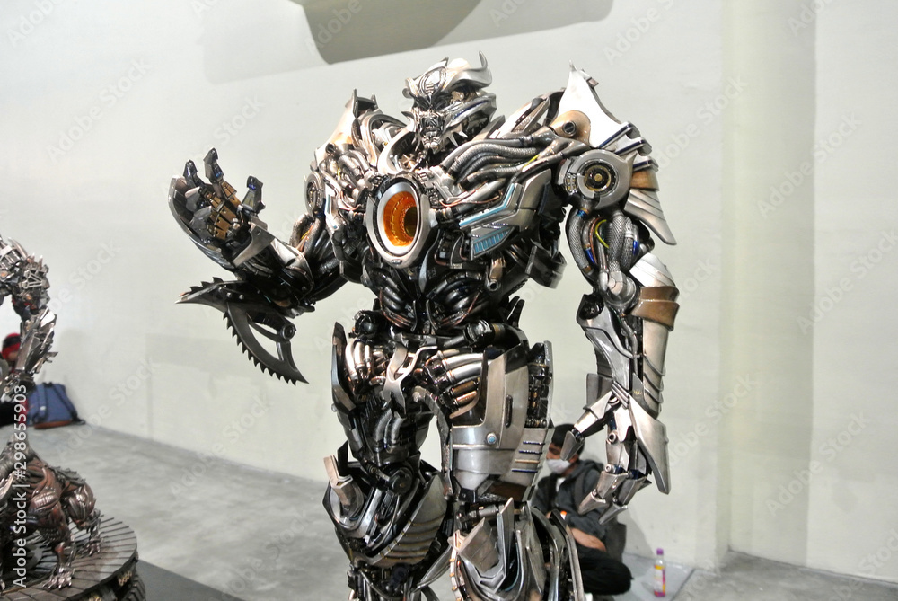 KUALA LUMPUR, MALAYSIA APRIL 07, 2018 Megatron action figure of