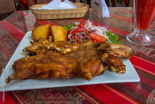 Guinea pig (cuy) - the main delicacy in Peru