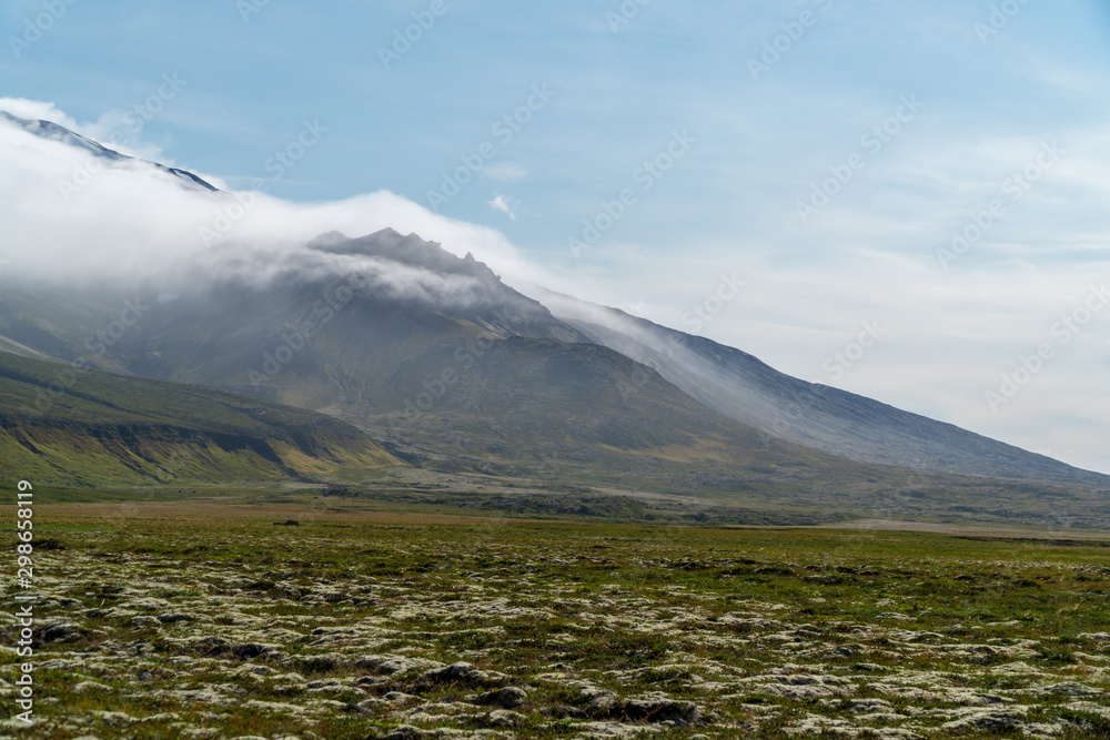 Fototapeta premium Volcanic Landscape around Mount Krafla in Iceland.