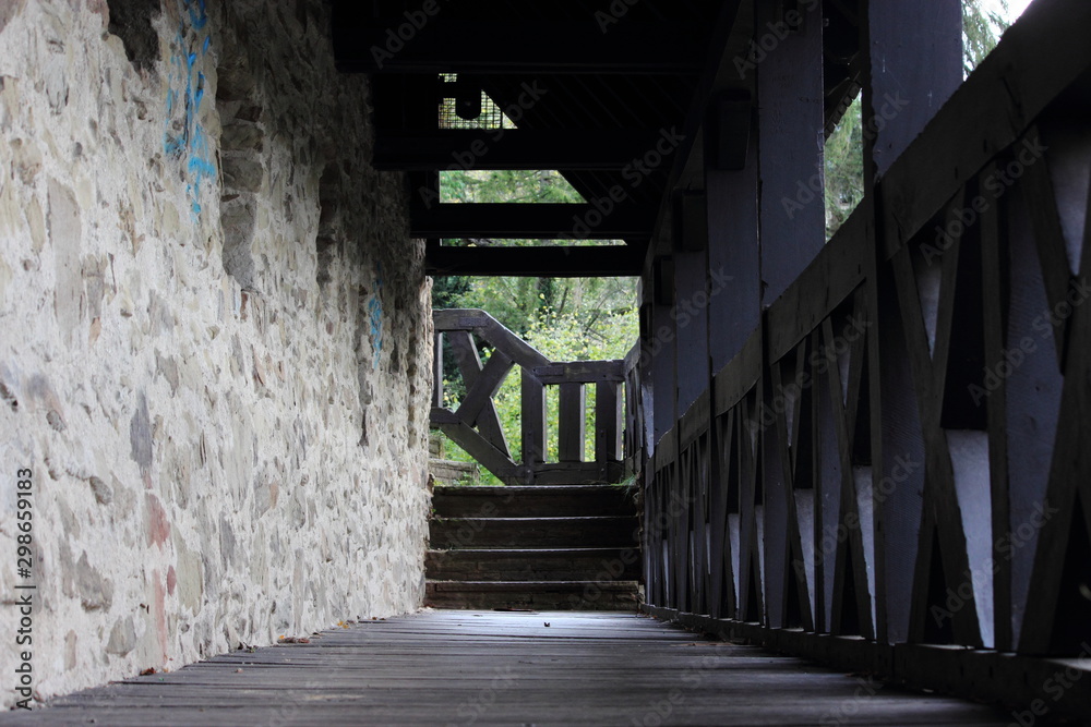 Obraz premium Burg Wehrgang von Bad Münstereifel