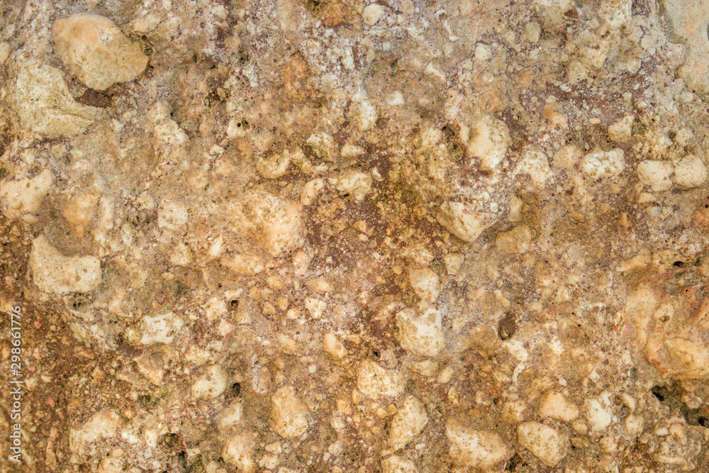 Stone texture. Beige rock background. Surface of the rock. Close up of rock texture. Background for design. Copy space. Stone texture. Beige rock background. Surface of the rock. Close up of rock texture. Background for design. Copy space.