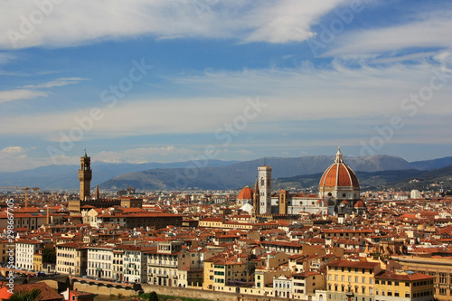 Panorama of the city of Florence, Italy