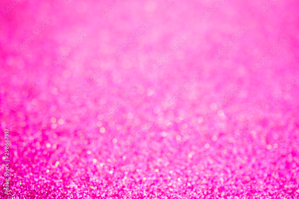 Defocused abstract pink color lights background,bokeh lights, celebration concept