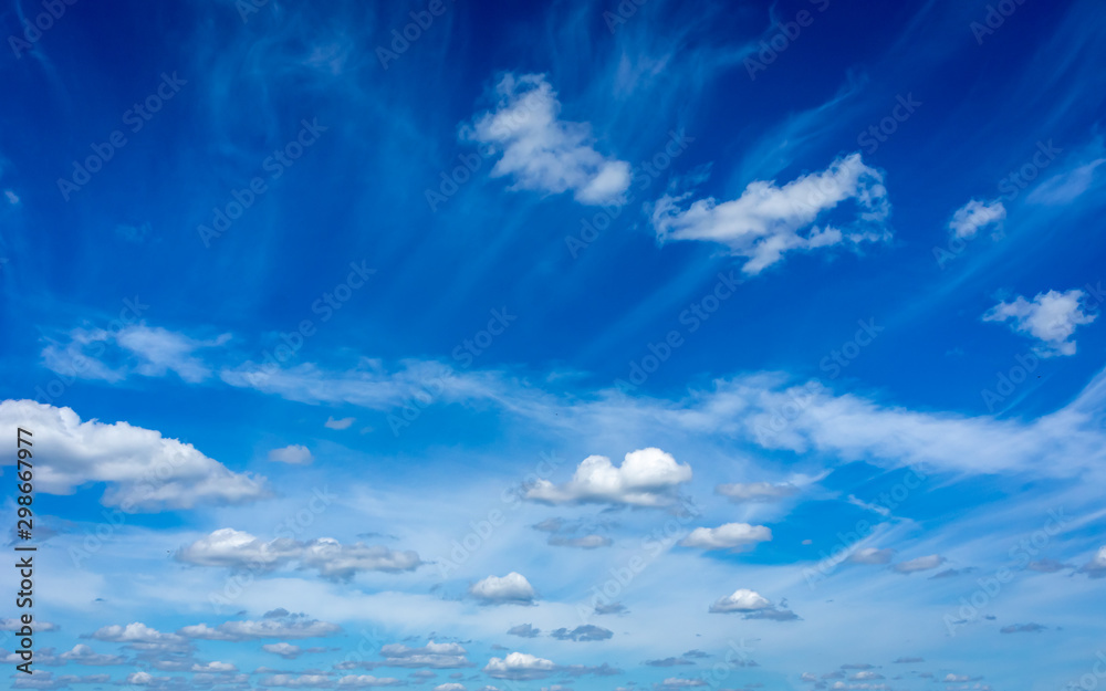 Blue sky with clouds Blue sky with clouds