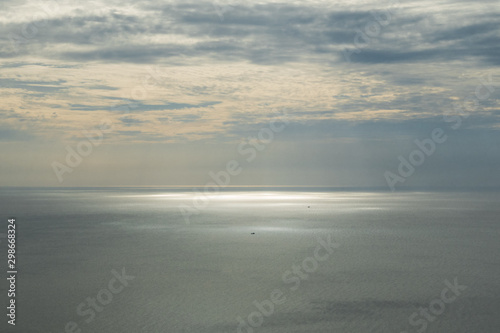 sunlight over sea