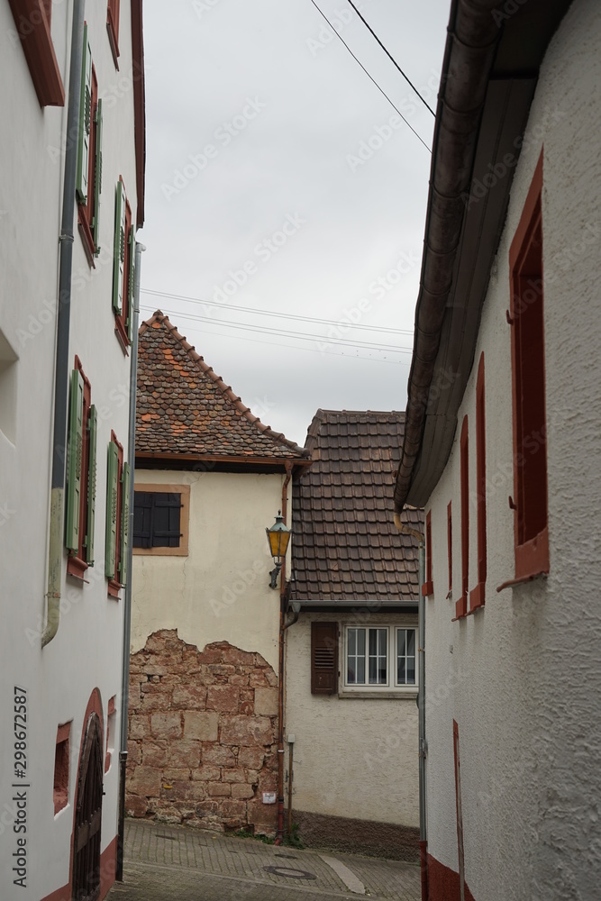 Historische Gassen in dem Weindorf St. Martin