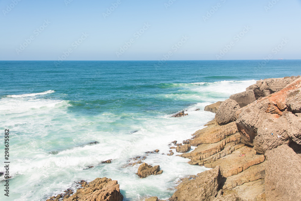 Shore of the Atlantic Ocean, Casablanca, Morocco Shore of the Atlantic Ocean, Casablanca, Morocco