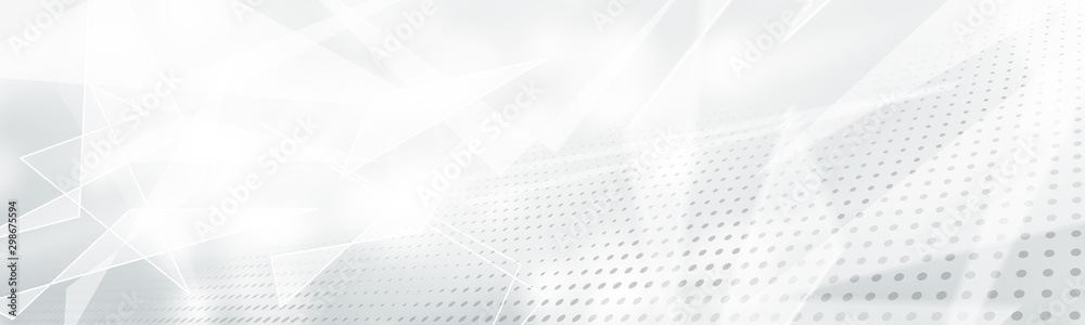 Gray halftone pattern with white line motion backdrop wallpaper. Clean Grey geometric background. Gray halftone pattern with white line motion backdrop wallpaper. Clean Grey geometric background.
