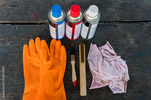 Tools and equipment for Non-Destructive Testing(NDT) of welding. with process Penetrant Testing or Penetration Testing(PT).