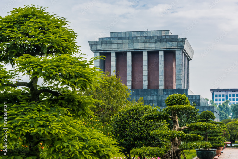 The President Ho Chi Minh Mausoleum in Hanoi, Vietnam