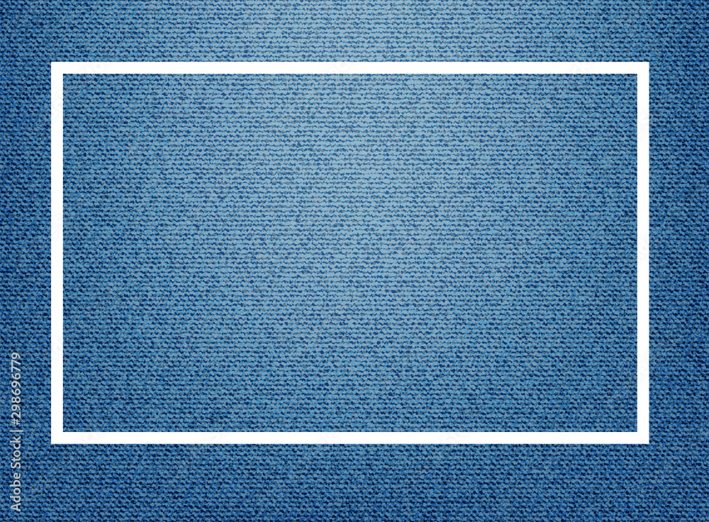 Fototapeta premium Frame template design with blue background