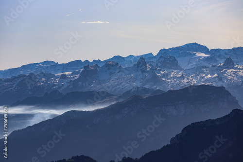 Mystische Alpengipfel