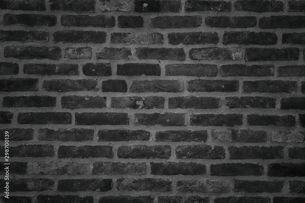 Fototapeta premium dark brick wall.