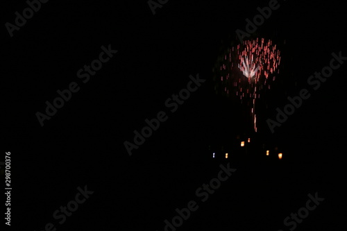 fireworks in the sky