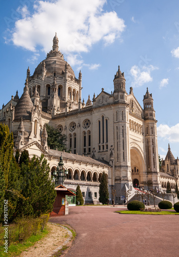 Basilica of Lisieux in Normandy, France