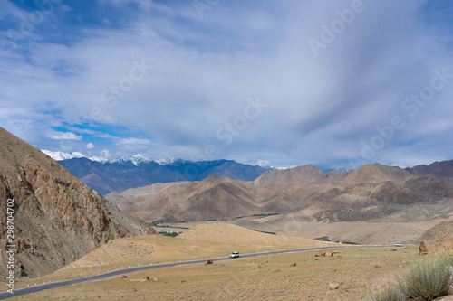 Shockingly desolate Moonland landscape at Lamayuru, in Ladakh, IndiaThe northern Indian Himalayan Region (IHR) mountain is the section of the Himalayas