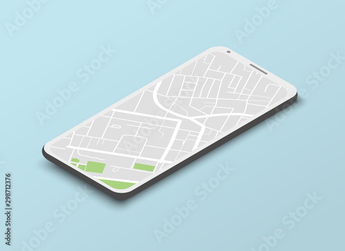 Isometric navigation template