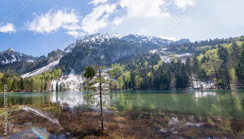 View over Frillensee, bavaria, Germany.  photo