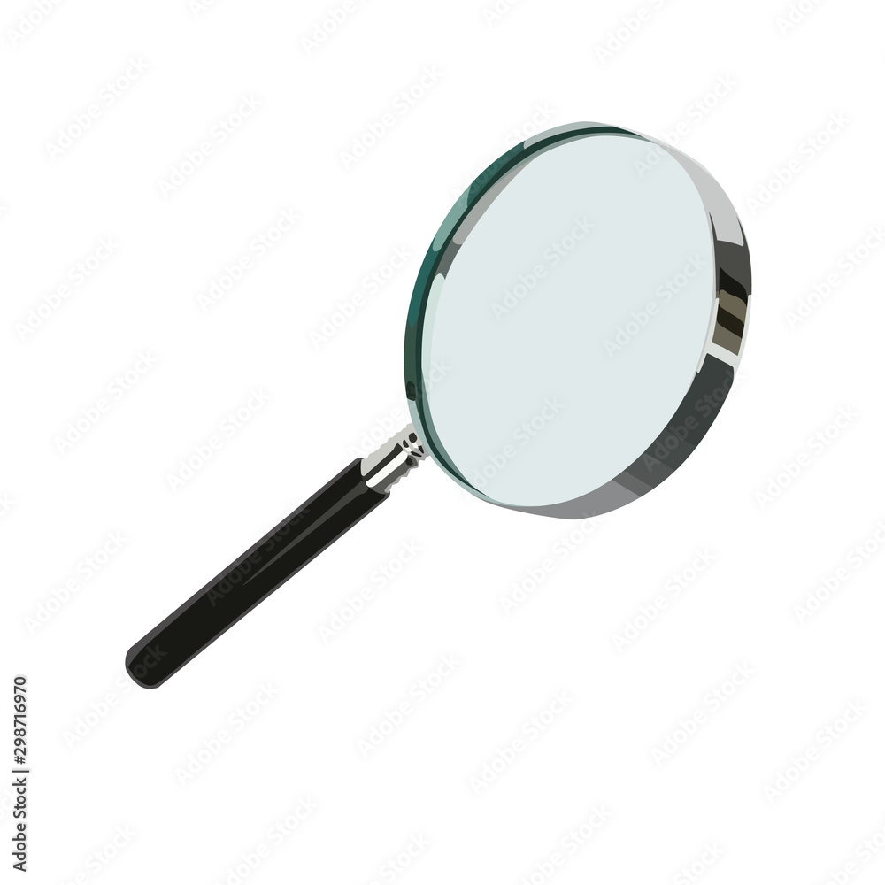 magnifying glass realistic vector illustration isolated magnifying glass realistic vector illustration isolated
