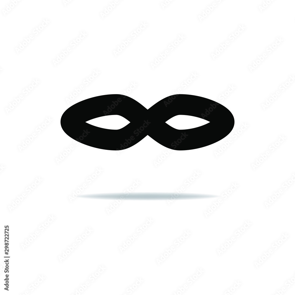 Party mask icon. Mask icon design isolated on white background. Vector illustration Party mask icon. Mask icon design isolated on white background. Vector illustration