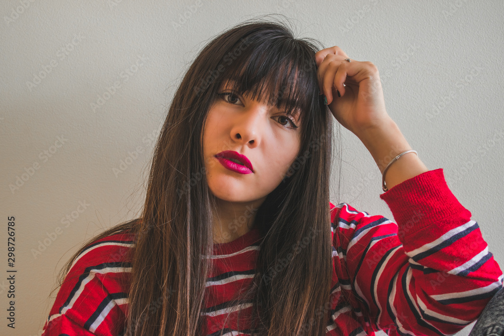 Fototapeta premium portrait of young woman