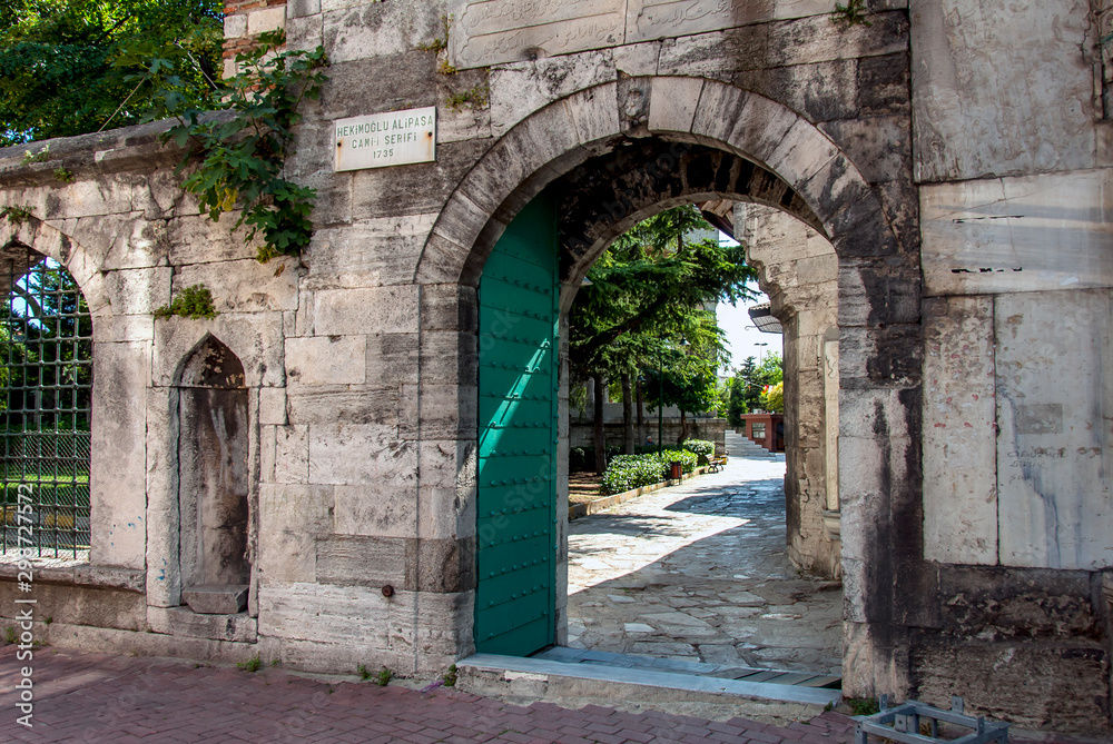 Istanbul, Turkey, 6 July 2016: Hekimoglu Ali Pasha Mosque 1735, Cerrhapasa, district of Fatih.