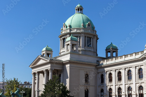 National Assembly of the Republic in Belgrade, Serbia