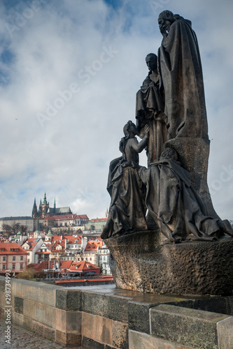 Sticker charles bridge prague