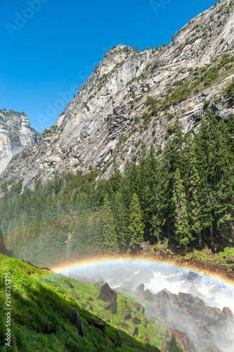 Rainbow in Yosemite Park