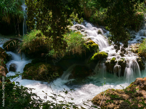 Fototapeta Naklejka Na Ścianę i Meble -  Waterfalls at Krka National Park in Croatia, long exposition