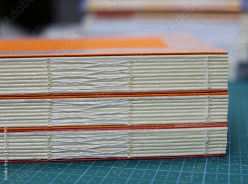 the bookbinding process and the handmade book