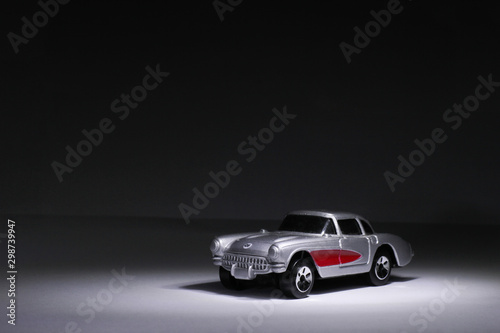 Model of car. Toy car. Mini car. Muscle car model © Grinboro