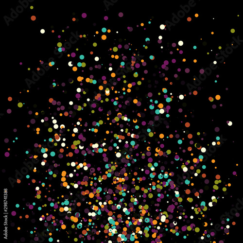 Colorful Universe Distribution Computational Generative Art background illustration