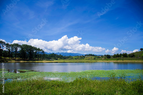 Laguna Lemoa conocida como Laguna del espejo ubicada en Quiché Guatemala © Daniel Saldaña
