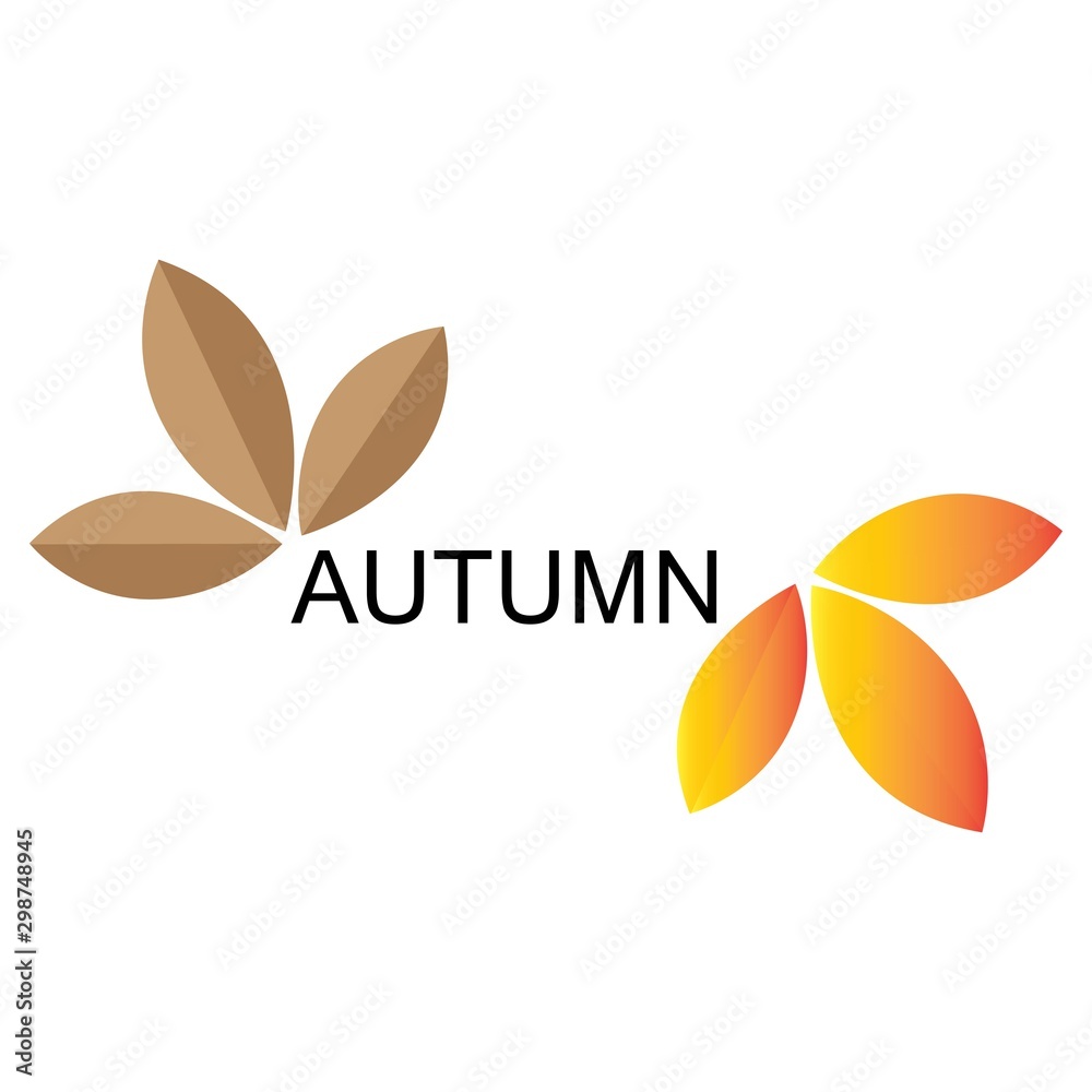 autumn logo vector autumn logo vector