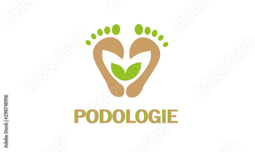 Podologie Logo , Fusspflege Logo