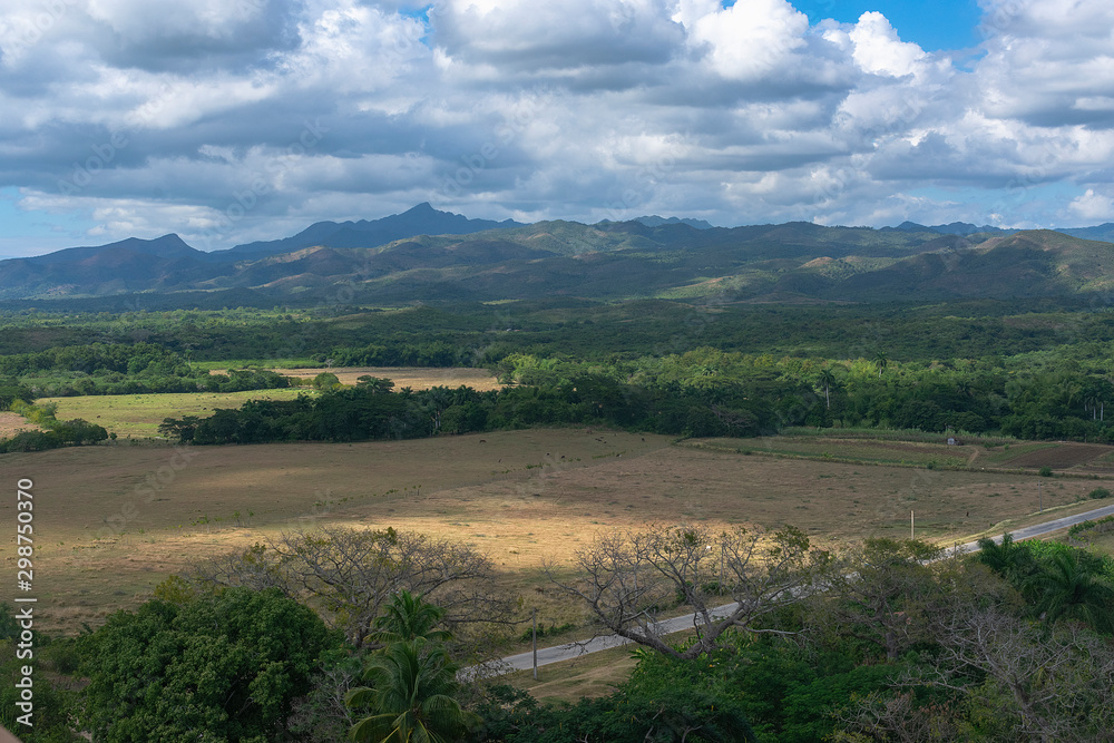 Beautiful green landscape in Cuba Beautiful green landscape in Cuba
