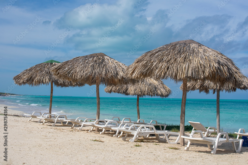 Beach and sea in Cuba