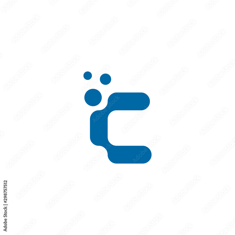 C letter initial icon logo design vector template C letter initial icon logo design vector template