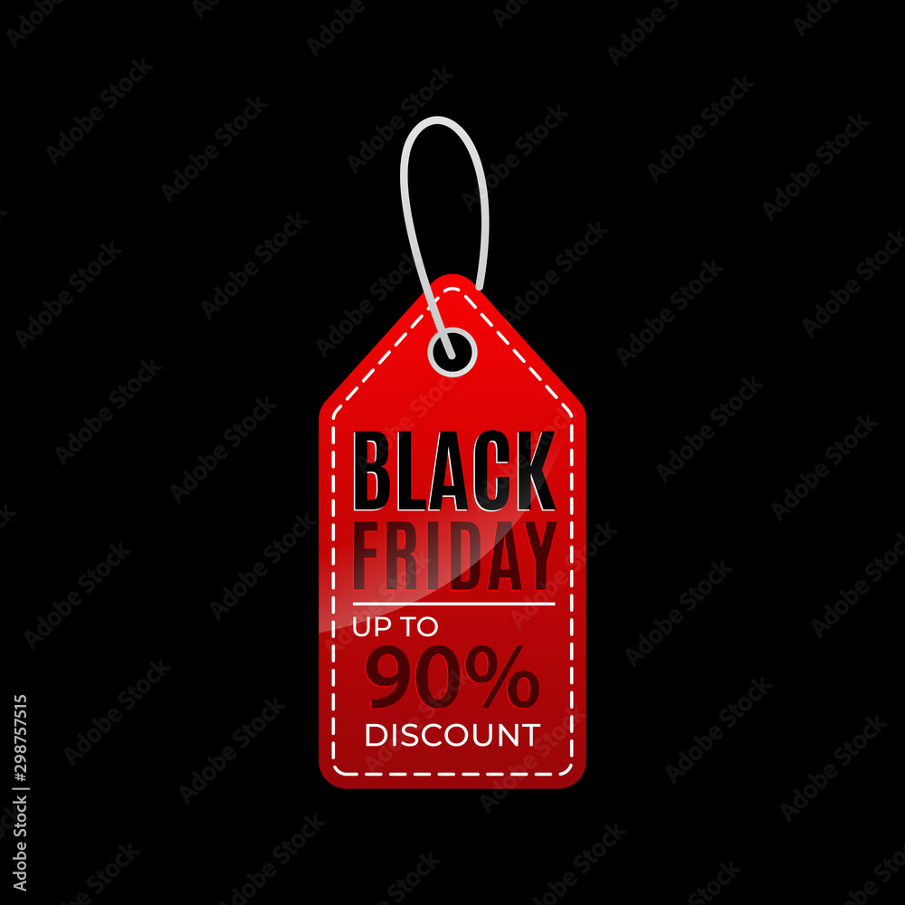 Black friday tags template
