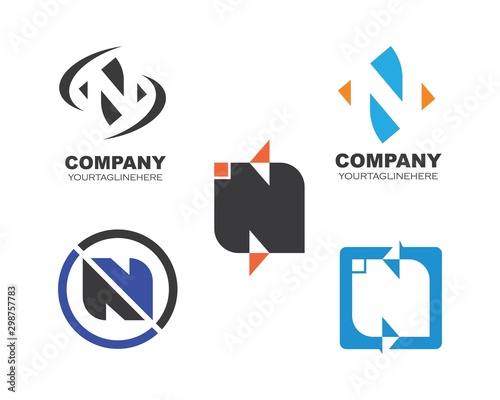 N letter illustration logo vector icon Free Download N letter illustration logo vector icon - GFXLoad