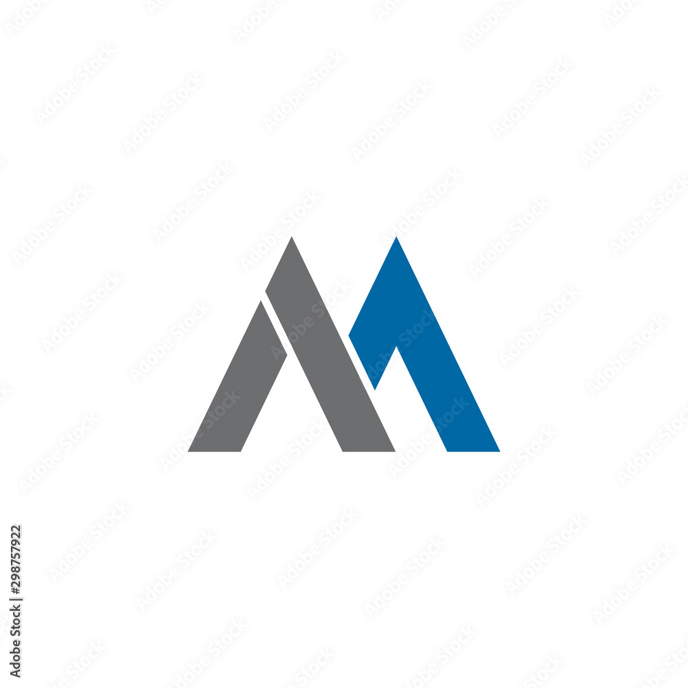 M letter initial icon logo design vector template M letter initial icon logo design vector template