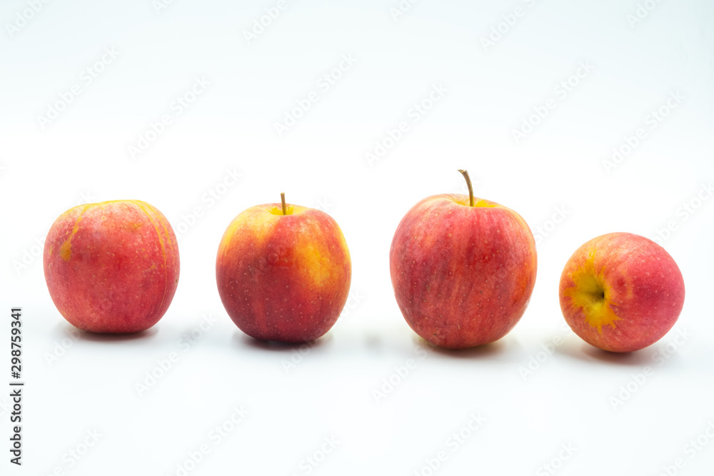 Small Jazz Apple Isolated on White Background Small Jazz Apple Isolated on White Background