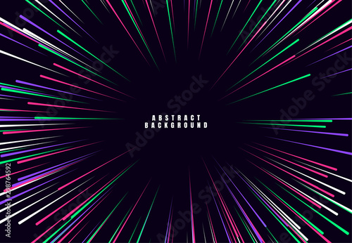 Lines composed of glowing backgrounds, abstract vector background