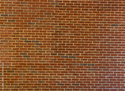 brick patterns including pillars and metal poles