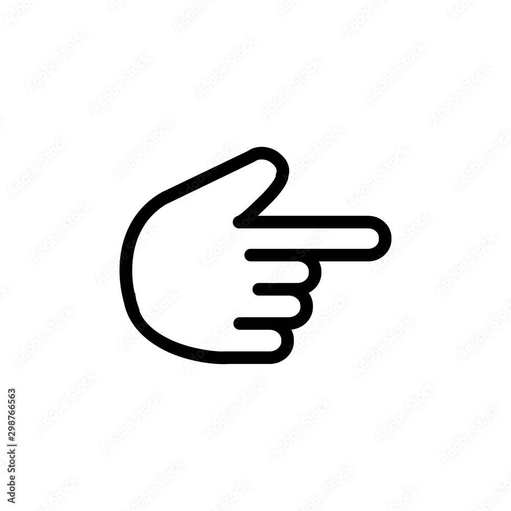 Hand gesture icon Hand gesture icon