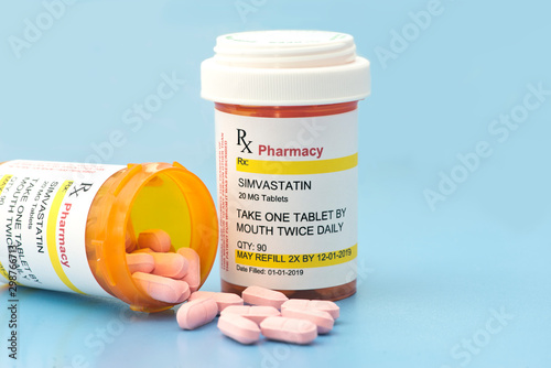 Simvastatin Prescription Bottles photo