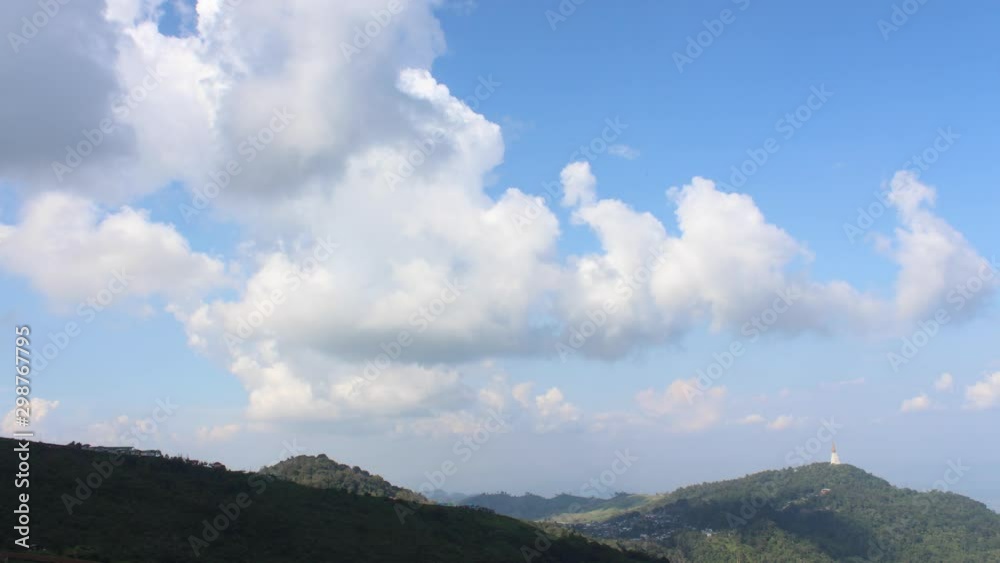 Time lapse Nature Mountains . Phu Tubberk. Lom Kao District, Phetchabun,Thailand Time lapse Nature Mountains . Phu Tubberk. Lom Kao District, Phetchabun,Thailand