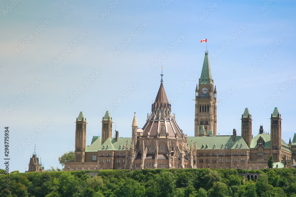 Parliament Hill - Canadian Parliament , Ottawa ON Canada