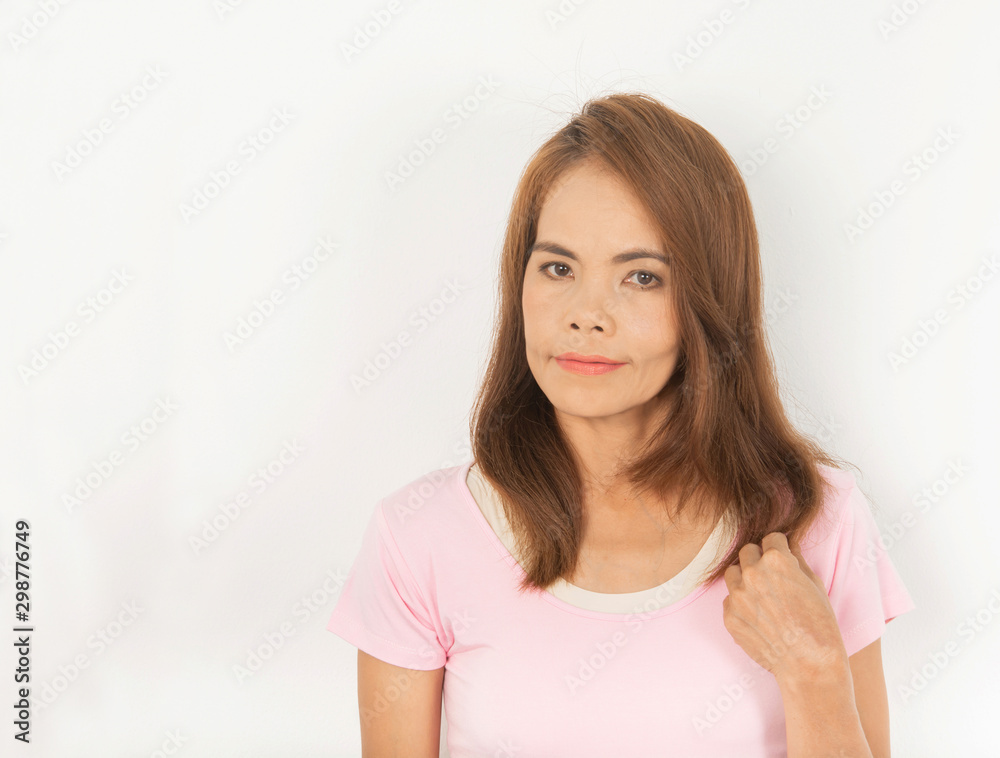 Portrait women working Beautiful with bright style and smile eyes. Portrait women working Beautiful with bright style and smile eyes.